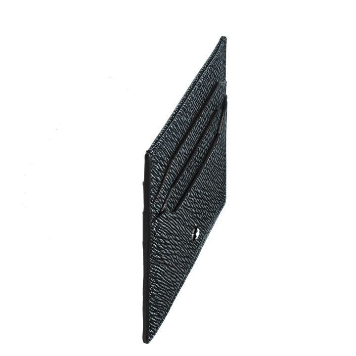 Montblanc card holder 6 compartments Sartorial blue tweed 220389