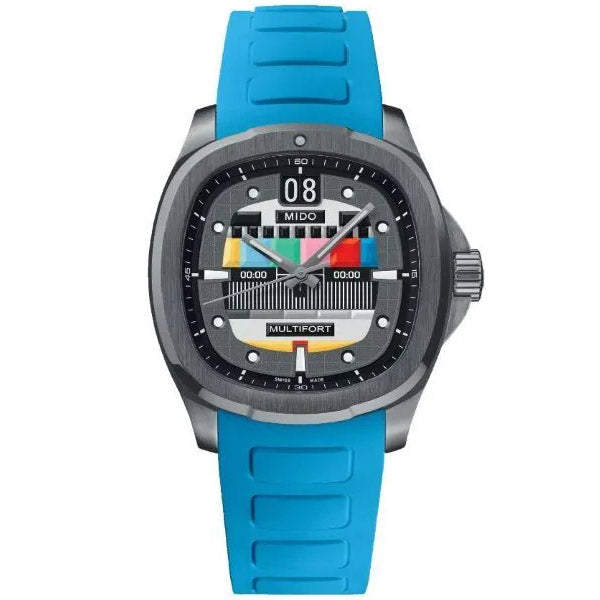 Mido orologio Multifort TV Big Date S01E02 40mm grigio automatico acciaio finitura PVD antracite M049.526.33.081.01