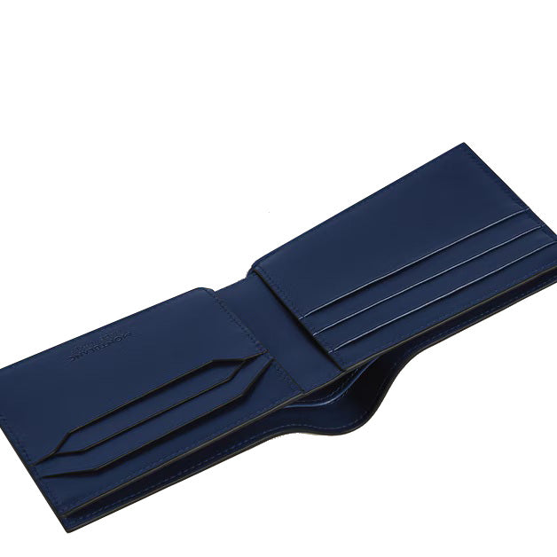 Portefeuille Montblanc 6 poches en cuir Meisterstück noir 221320
