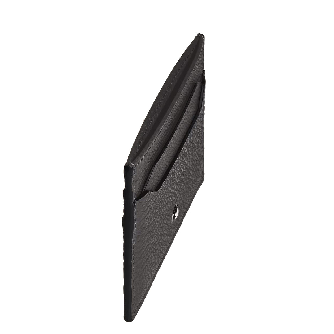 Montblanc portacarte 5 Tasche pelle grana forged iron 223031