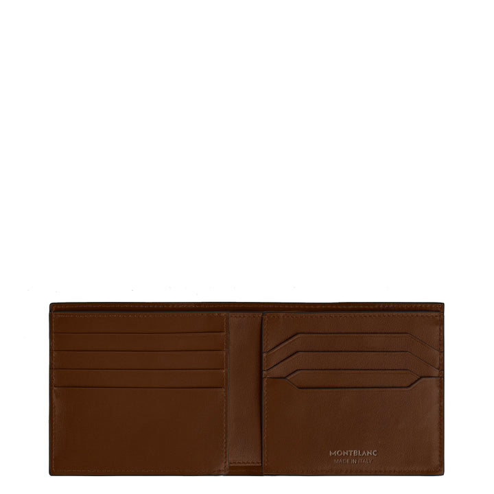 Portefeuille Montblanc 8 compartiments Meisterstück marron ombré 220317