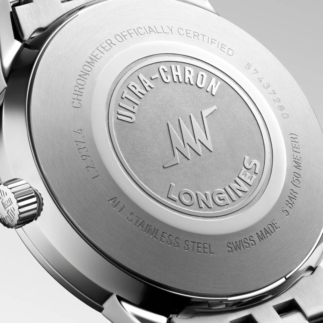 Longines Uhr Ultra-Chron Classic 40 mm Silber Automatik Stahl L2.937.4.72.6