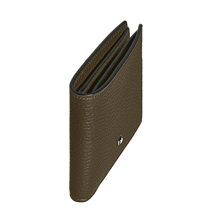 Portefeuille Montblanc 6cc kaki 220197