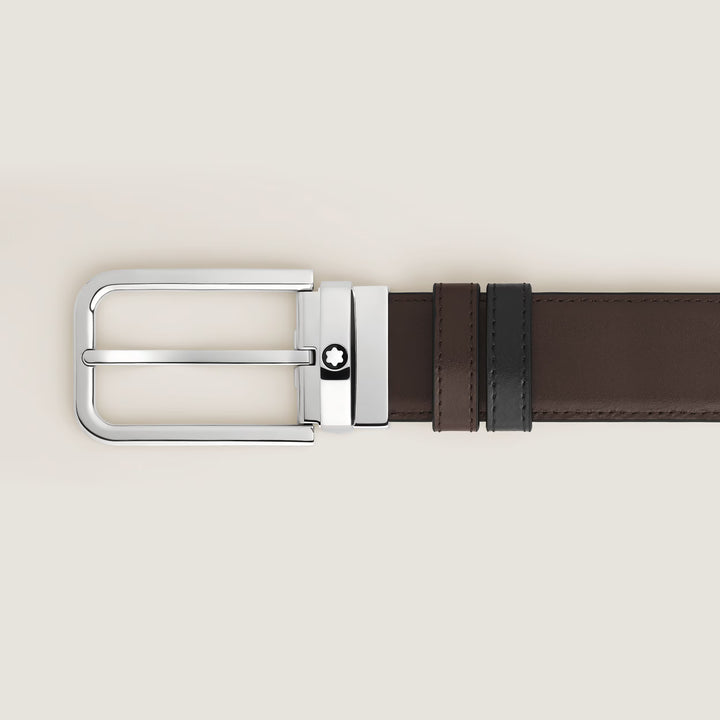 Ceinture réversible Montblanc 35 mm cuir boucle rectangulaire Meisterstück 223407
