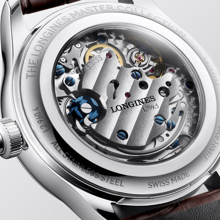 Longines watch Master Collection Chrono Monopusher 41mm ivory manual steel L2.960.4.78.2