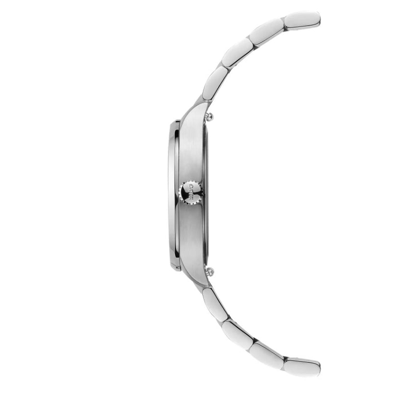 Mido-Uhr Multifort TV 28 mm Elfenbein Quarzstahl M049.110.11.263.00