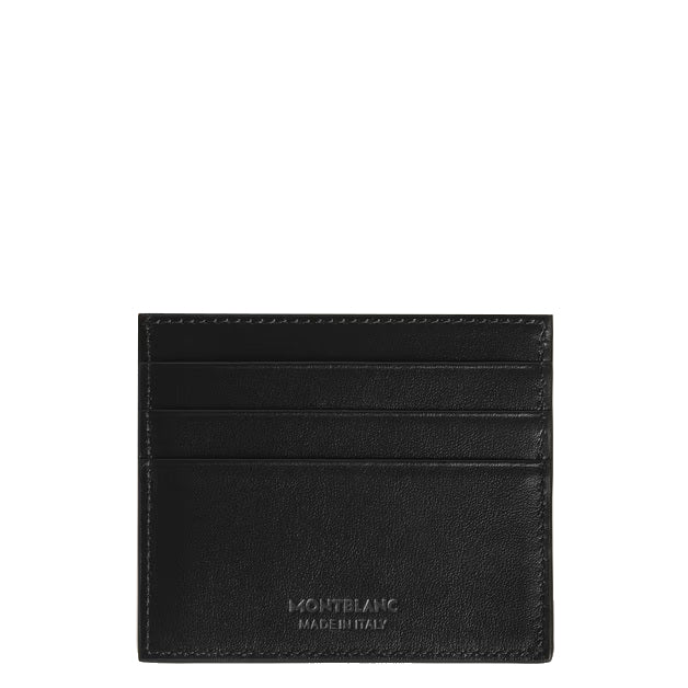 Montblanc 6-Pocket-Kartenetui aus blauem Meisterstück-Leder 221664