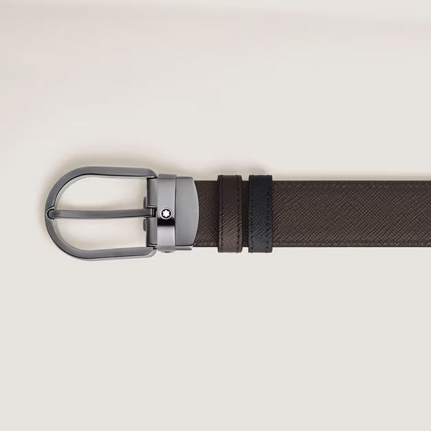 Montblanc cintura reversibile 30 mm ferro di cavallo Sartorial 222355