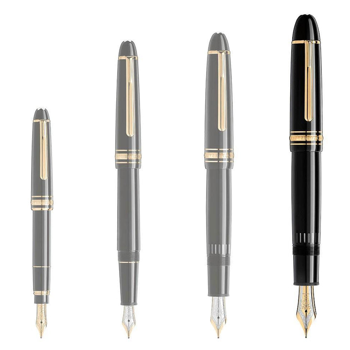 Montblanc stilografica Meisterstück 149 finitura oro punta B 132114