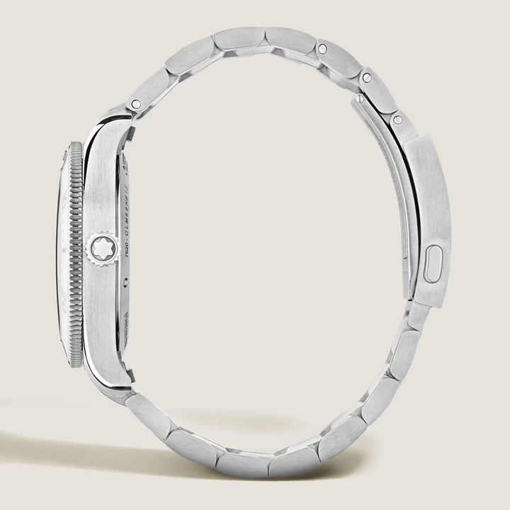 Montblanc orologio Iced Sea Automatic Date 0 Oxygen 38mm bianco automatico acciaio 134024