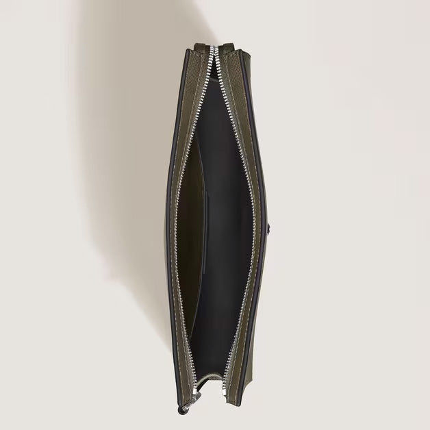 Montblanc pochette pelle Sartorial Kaki 221566