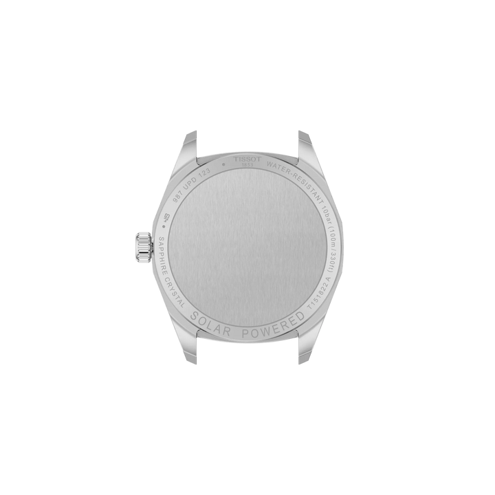 Tissot PRC 100 Solar 39mm acier quartz bleu clair T151.822.11.351.00