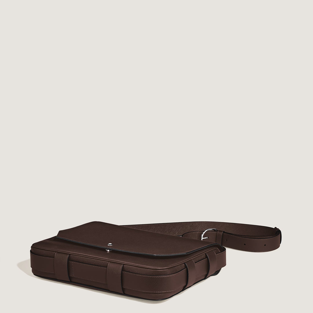 Montblanc borsa messenger pelle Sartorial Ebony colour 222931