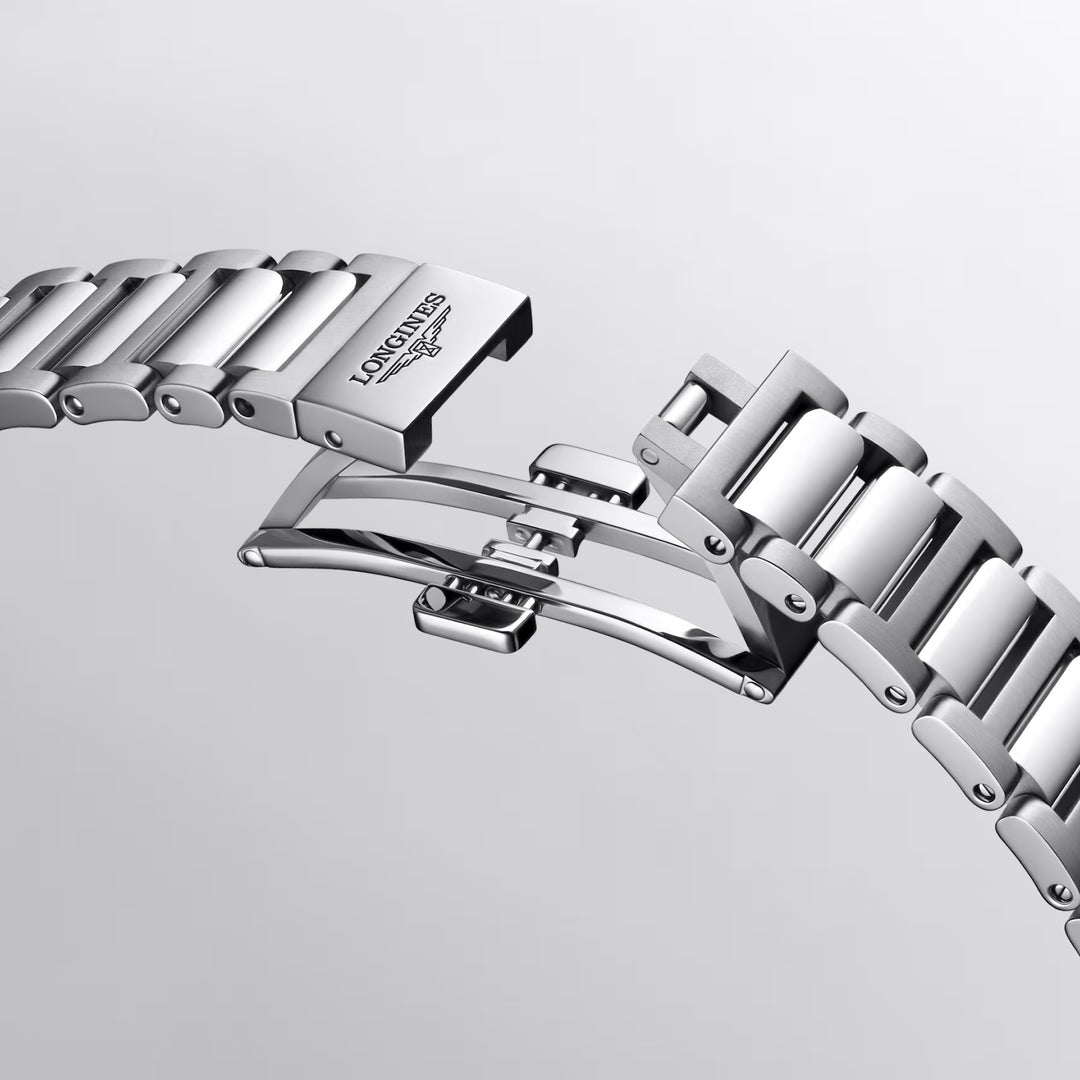 Longines Conquest 34 mm grüne automatische Stahluhr L3.430.4.02.6
