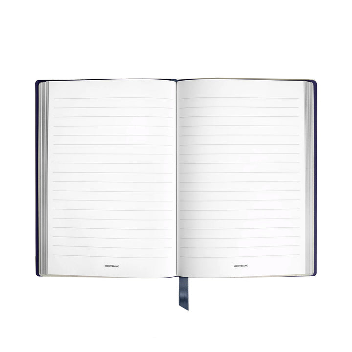 Montblanc Notizblock Nr. 146, gestreift, schwarzes Sartorial-Leder, 134750