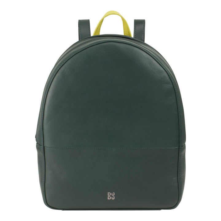 DUDU Zainetto Donna Colorato Estivo in Pelle Morbido Zaino Multicolor con Doppia Cerniera Zip