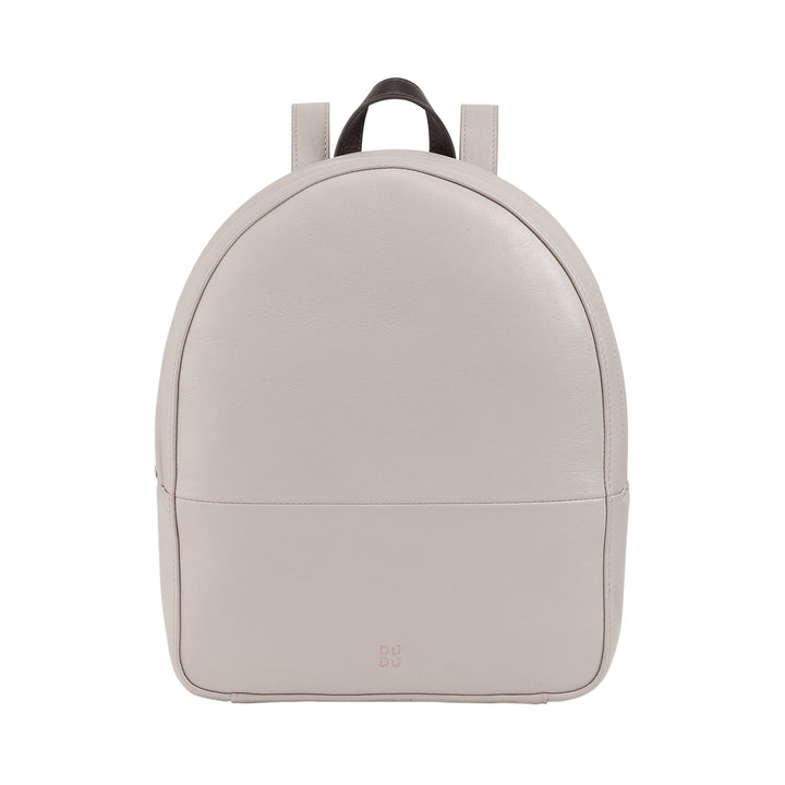 DUDU Bunter Sommerrucksack für Damen aus weichem Leder, mehrfarbiger Rucksack mit doppeltem Reißverschluss