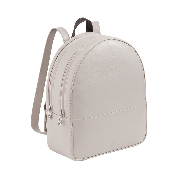 DUDU Bunter Sommerrucksack für Damen aus weichem Leder, mehrfarbiger Rucksack mit doppeltem Reißverschluss