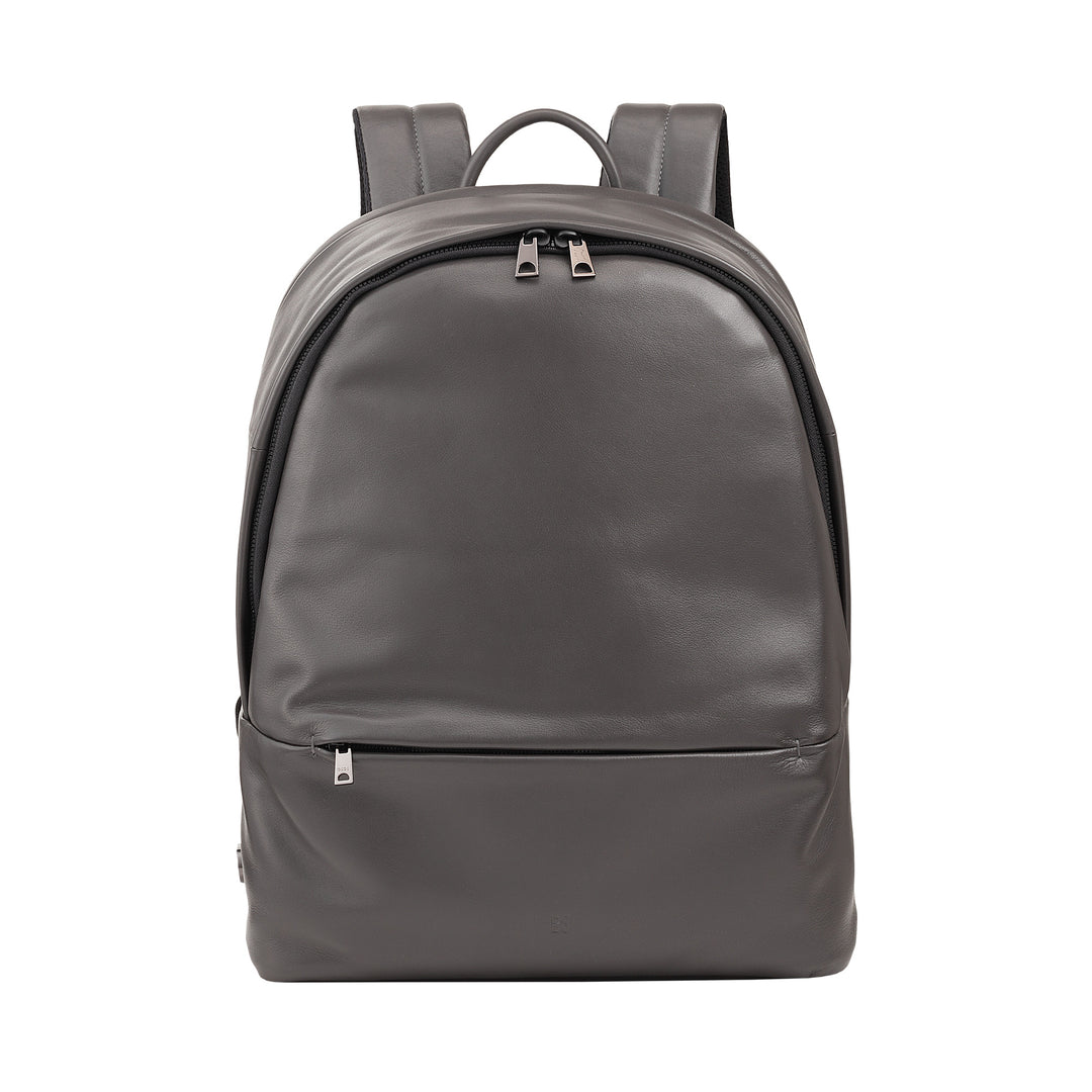 Dudu en cuir sac à dos homme porte femme 15l - sac à dos de voyage élégant et travail avec de la poche rembourrée pour ordinateur portable (jusqu'à 13 "), bretelles réglables et conception compacte