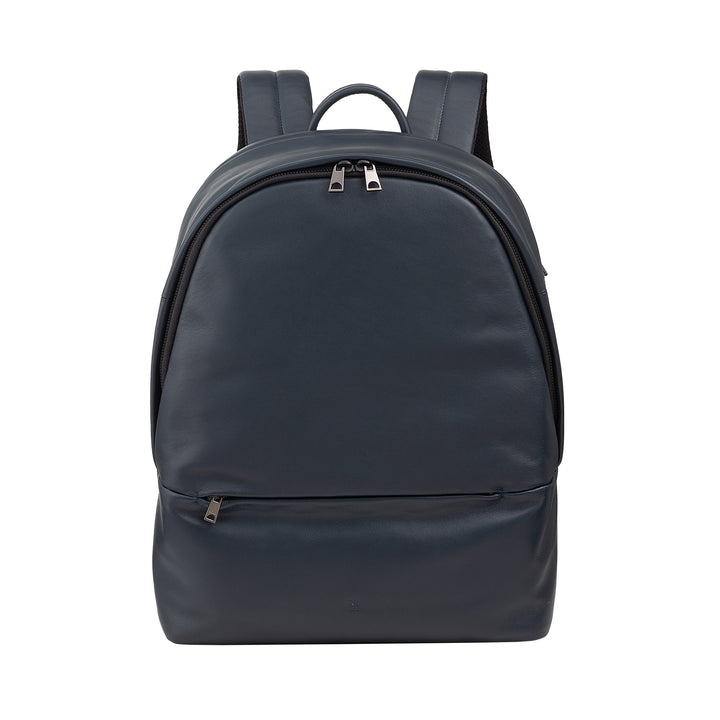 Dudu en cuir sac à dos homme porte femme 15l - sac à dos de voyage élégant et travail avec de la poche rembourrée pour ordinateur portable (jusqu'à 13 "), bretelles réglables et conception compacte