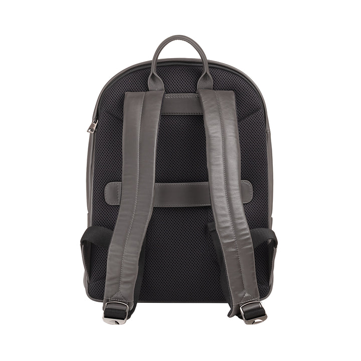 Dudu en cuir sac à dos homme porte femme 15l - sac à dos de voyage élégant et travail avec de la poche rembourrée pour ordinateur portable (jusqu'à 13 "), bretelles réglables et conception compacte