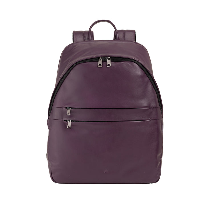 DUDU Sac à dos en cuir pour hommes et femmes, support PC jusqu&
