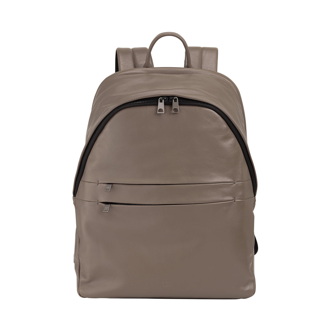 Dudu Leather sac à dos homme femme Porta PC jusqu'à 15,6 "16 pouces MacBook, sac à dos de voyage à 20 litres, élégant sac à dos de conception essentielle