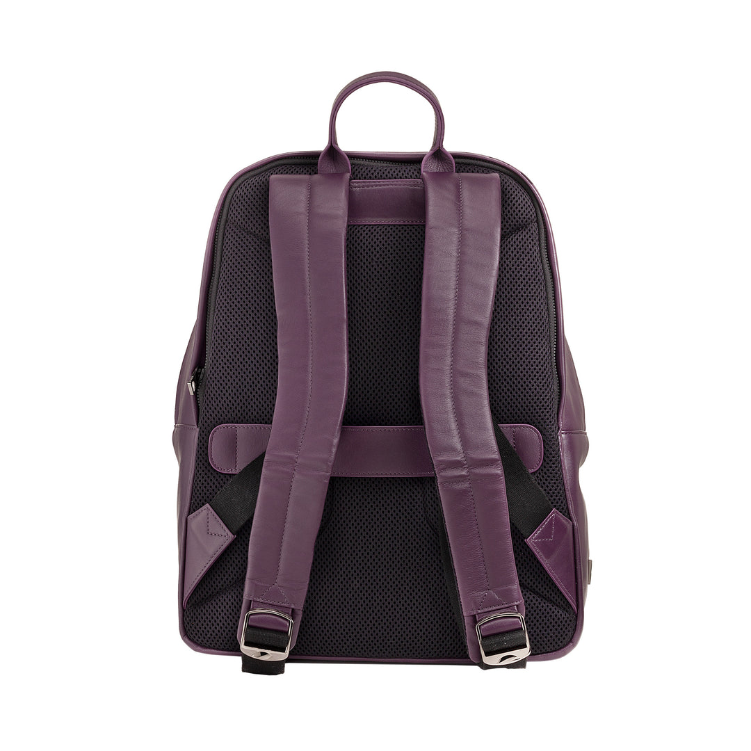 DUDU Sac à dos en cuir pour hommes et femmes, support PC jusqu&