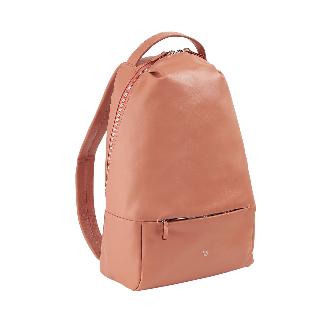 DUDU Herren-Sportrucksack aus mehrfarbigem Leder, weicher, farbiger Damen-Rucksack mit Diebstahlsicherungstasche