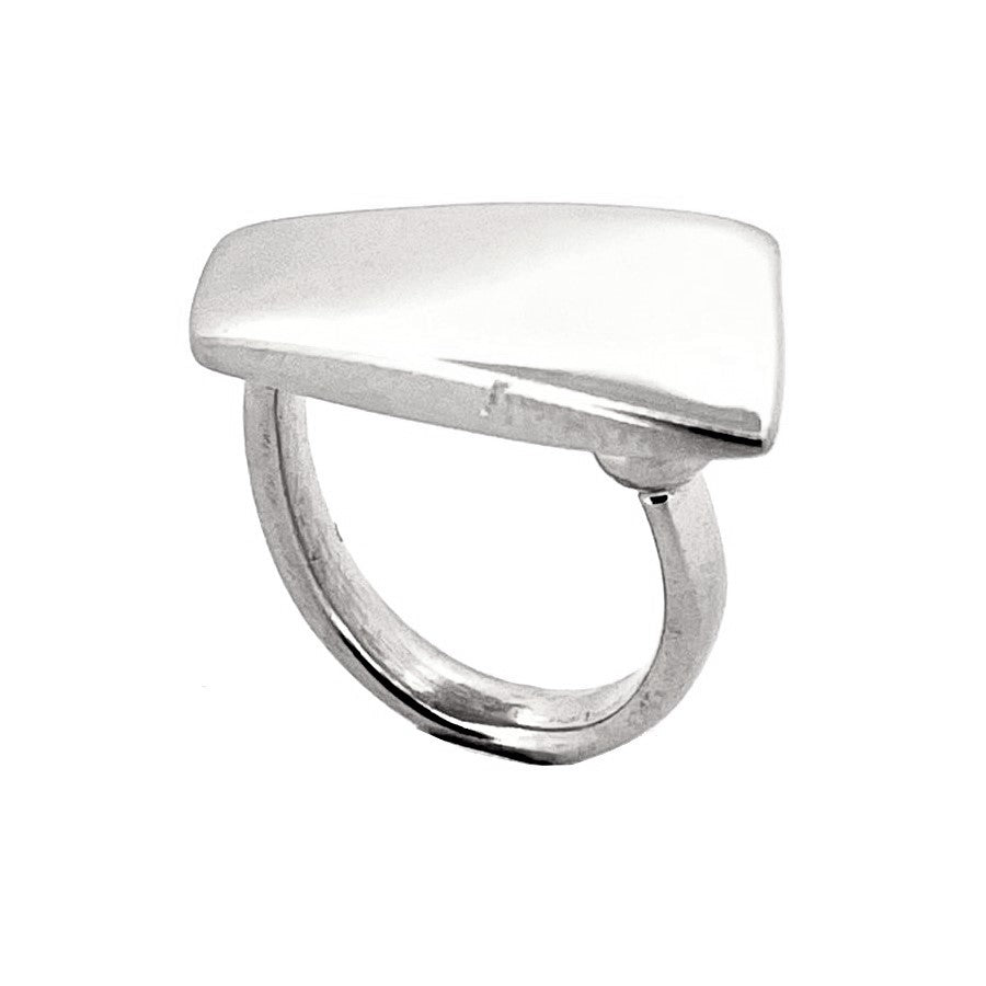 Pitti et Sisi Cuspide Ring Stonehenge Silver 925 An 9674b