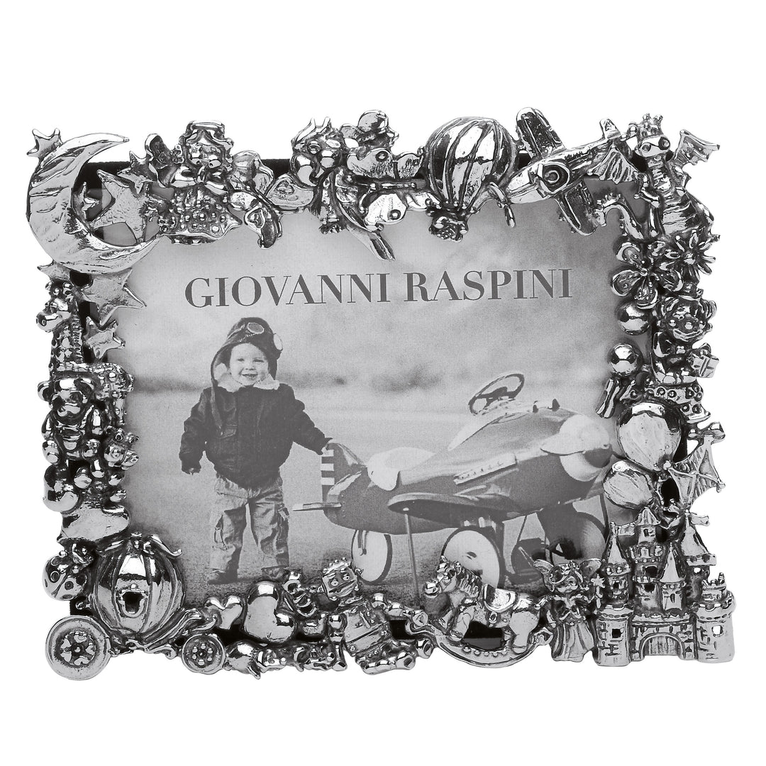 Giovanni Raspini cornice Baby bronzo bianco B0140