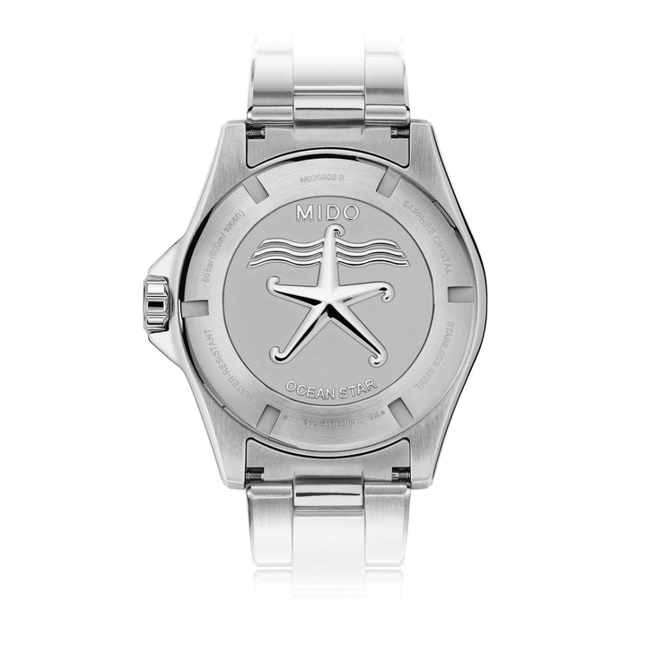 Mido orologio Ocean Star 600 Chronometer COSC 43,5mm blu automatico acciaio M026.608.11.041.01