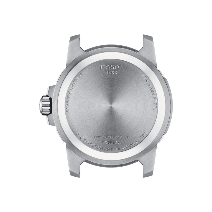 Tissot orologio Supersport Gent 44mm grigio quarzo acciaio T125.610.17.081.00
