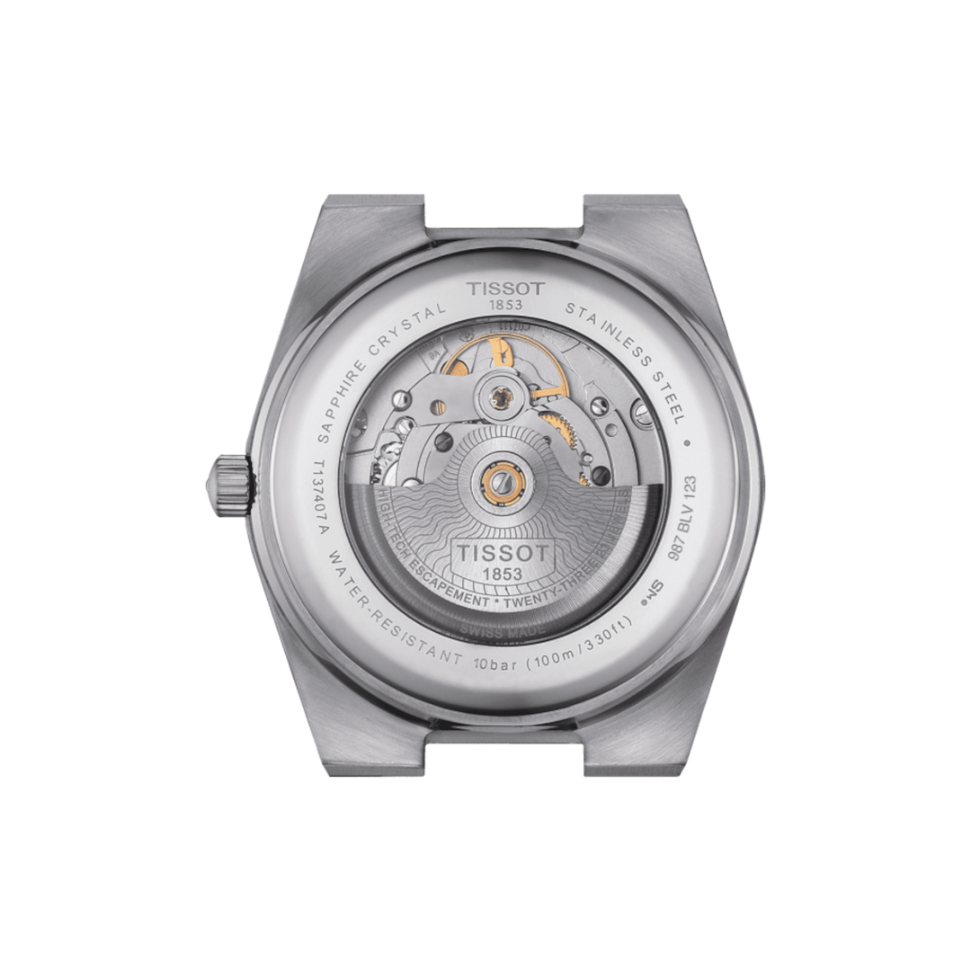Tissot Clock PRX Ocmitic 80 39.5mm Automatisch schwarzer Stahl T137.407.16.051.00