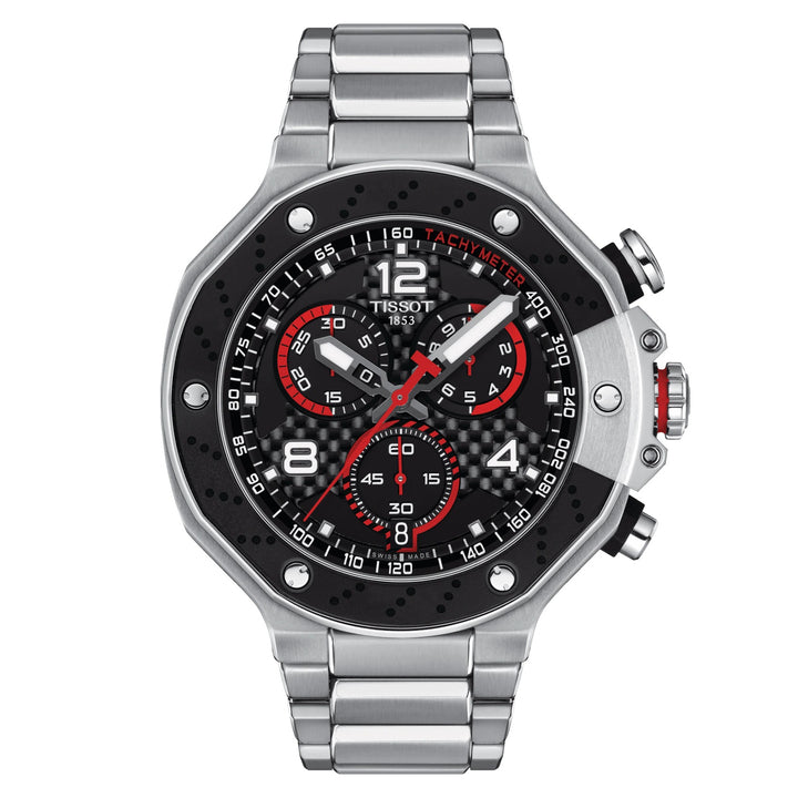 Tissot orologio T-Race MotoGP Chronograph 2022 Limited Edition 8000 pezzi 45mm nero quarzo acciaio T141.417.11.057.00