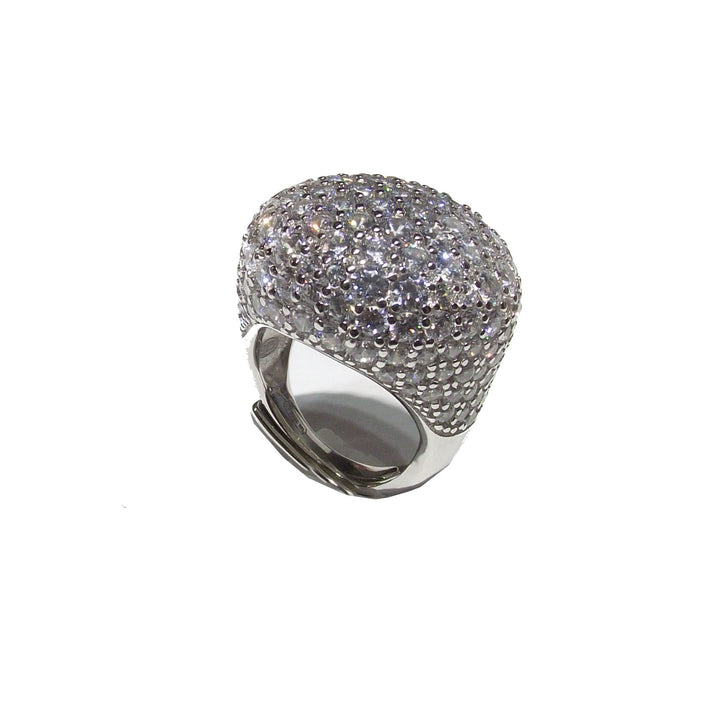 Capodagli anello Morositas argento 925 cubic zirconia CPD-ARG-0001-BI