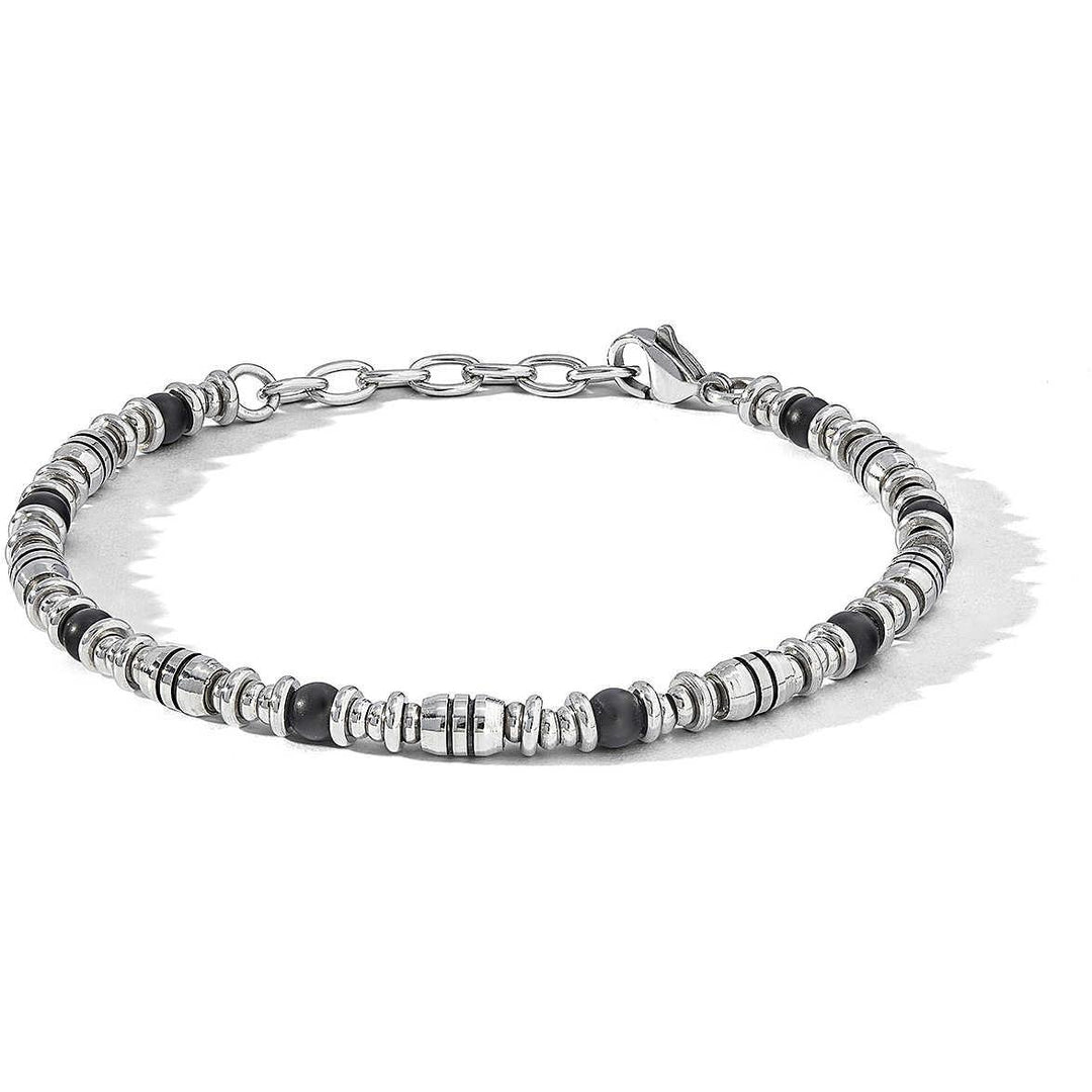 Comete bracciale District acciaio onice UBR 1102 - Capodagli 1937