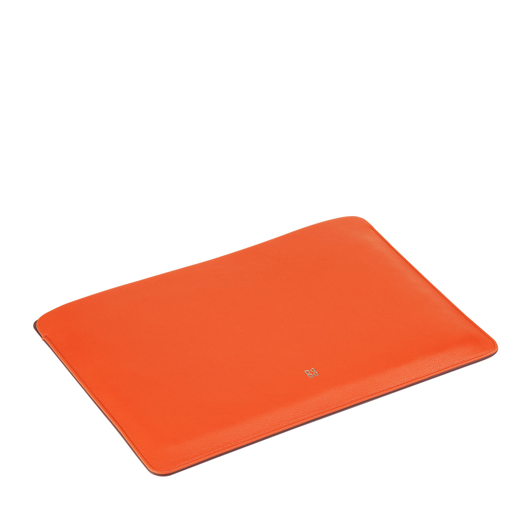 DUDU Custodia PC 13 Pollici in Morbida Pelle, Sleeve Protettiva Colorata Laptop Notebook Macbook 13” Bicolore Design Sottile
