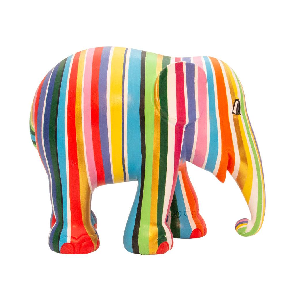 Elephant Parade elefante Ms Stripey 10cm Limited Edition 3500 MS STRIPEY 10 - Capodagli 1937