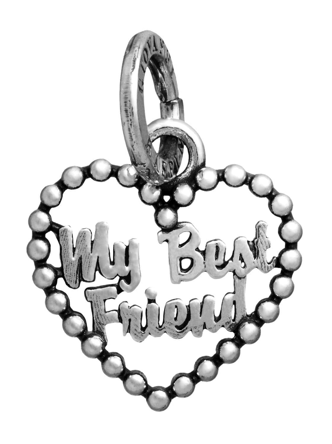 Giovanni Raspini charm ciondolo Cuore "My Best Friend" argento 925 11717 - Capodagli 1937