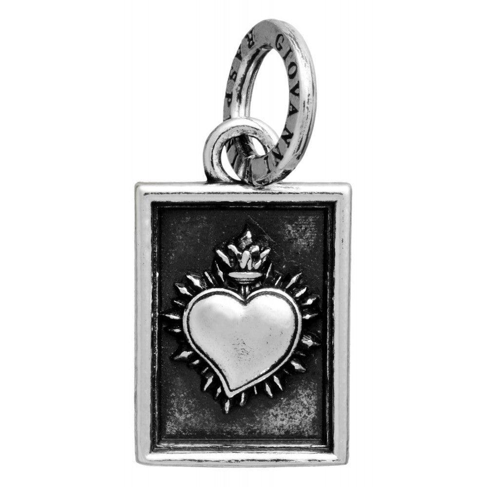 Giovanni Raspini charm ciondolo Cuore Votivo argento 925 11706 - Capodagli 1937