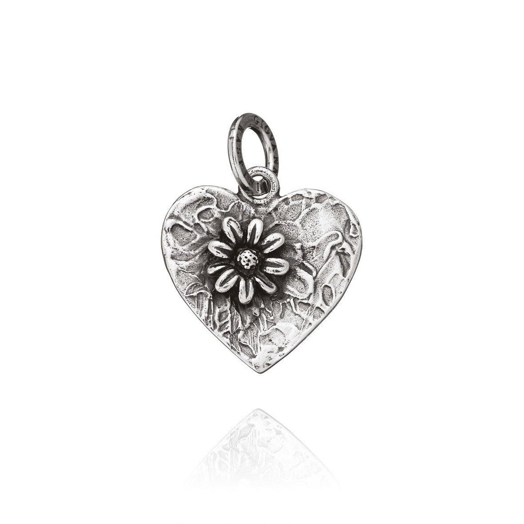 Giovanni Raspini charm Fiore nel Cuore argento 925 8744 - Gioielleria Capodagli