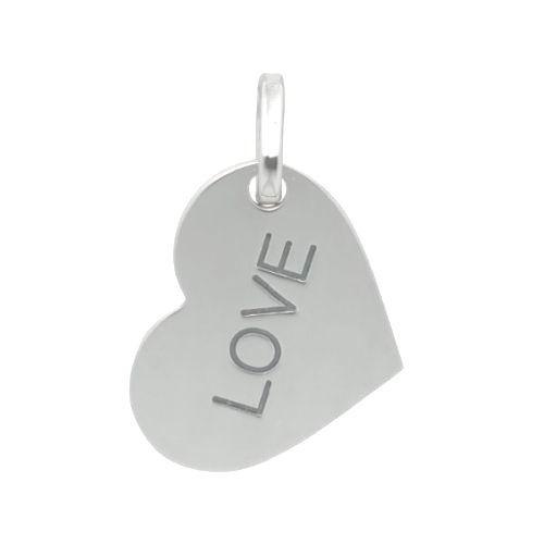 Giovanni Raspini ciondolo argento charm cuore love 6373 - Gioielleria Capodagli