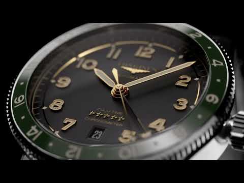 Longines orologio Spirit Zulu Time 42mm nero automatico acciaio L3.812.4.53.6