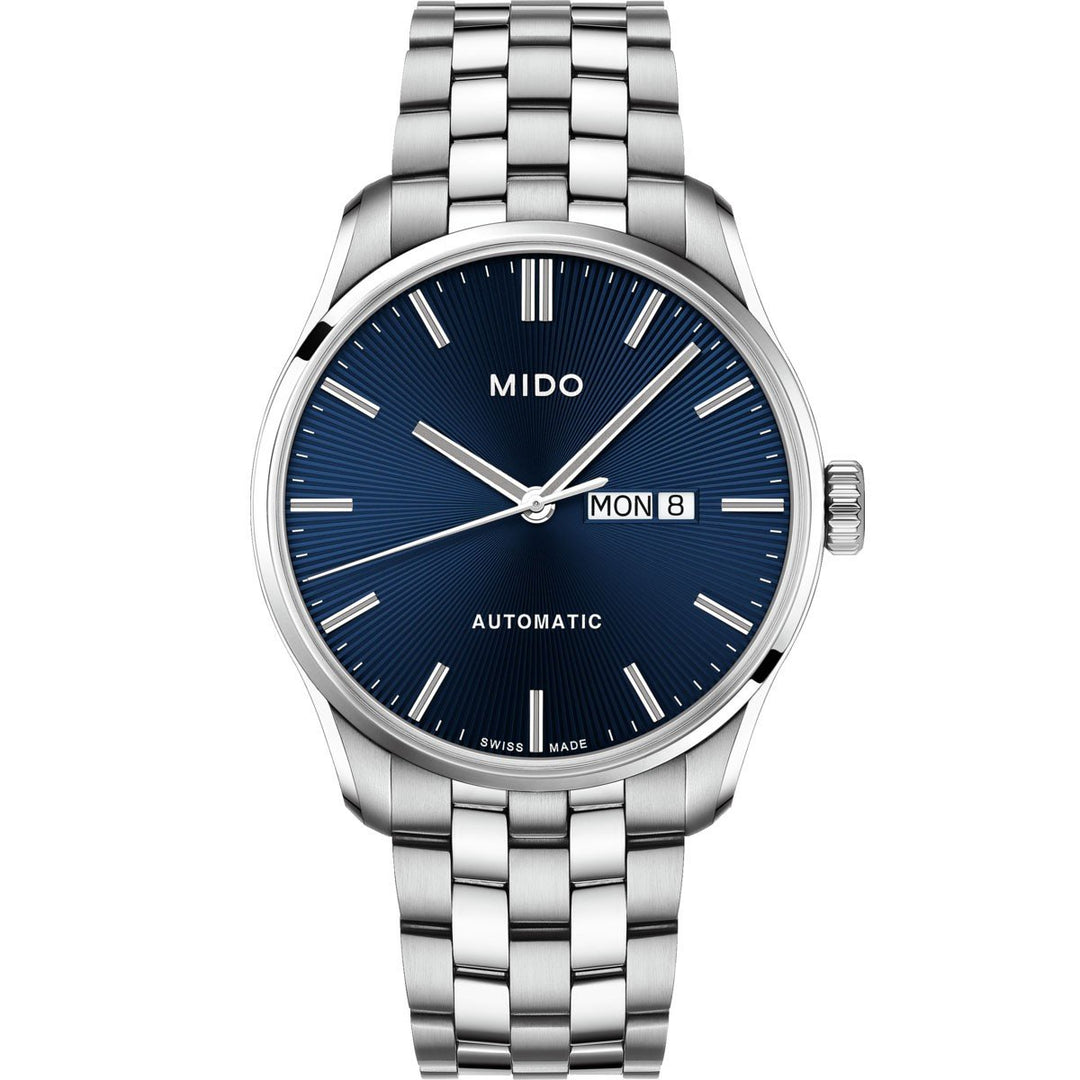 Mido orologio Belluna Sunray 42,5mm blu automatico acciaio M024.630.11.041.00 - Gioielleria Capodagli