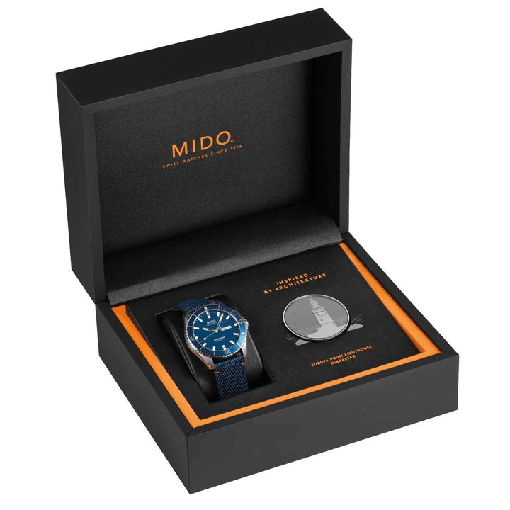 Mido orologio Ocean Star 20th anniversary inspired by architecture limited edition 1841 pezzi 42mm blu automatico acciaio M026.430.17.041.01 - Capodagli 1937