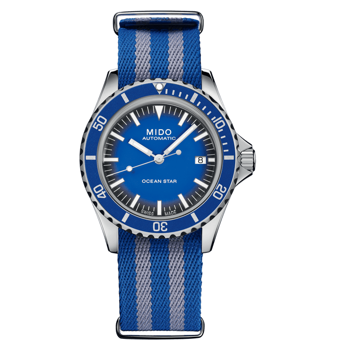 Mido orologio Ocean Star Tribute Limited Edition 200pz 40mm blu automatico acciaio - Capodagli 1937