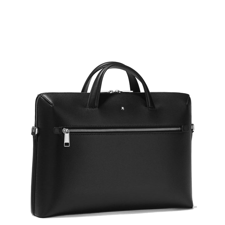 Montblanc borsa portadocumenti sottile con tracolla Meisterstück 4810 nero 129190 - Capodagli 1937