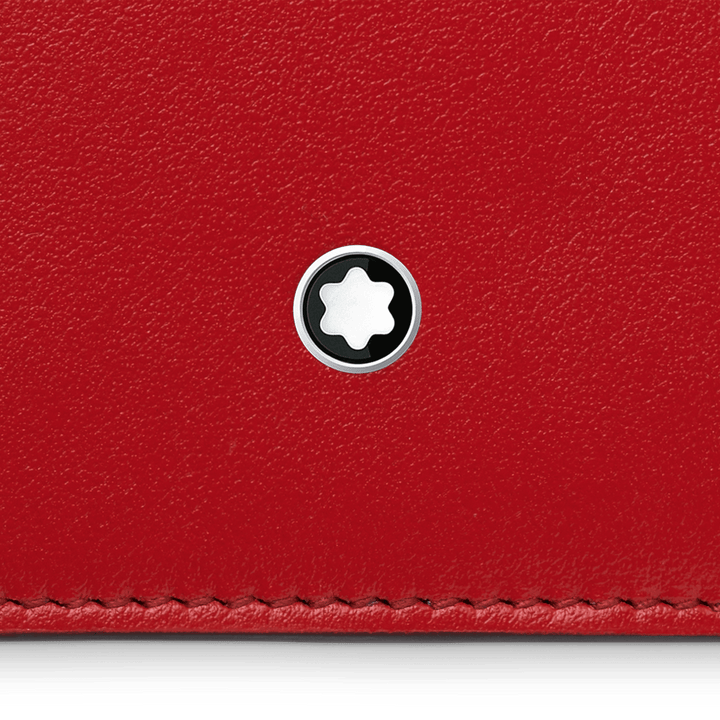 Montblanc custodia Meisterstück 8 scomparti con tasca con rosso 129688 - Capodagli 1937