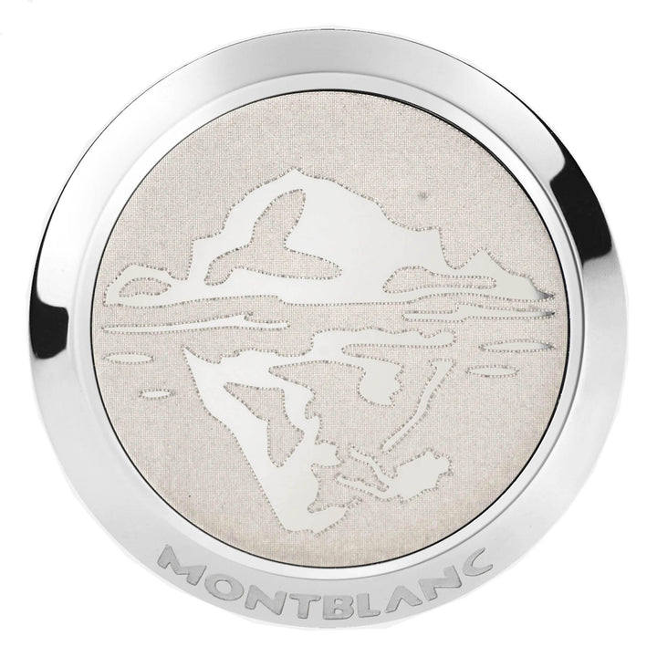 Montblanc Manschettenknöpfe 1858 Eismeerstahl 129508 - Capodagli 1937